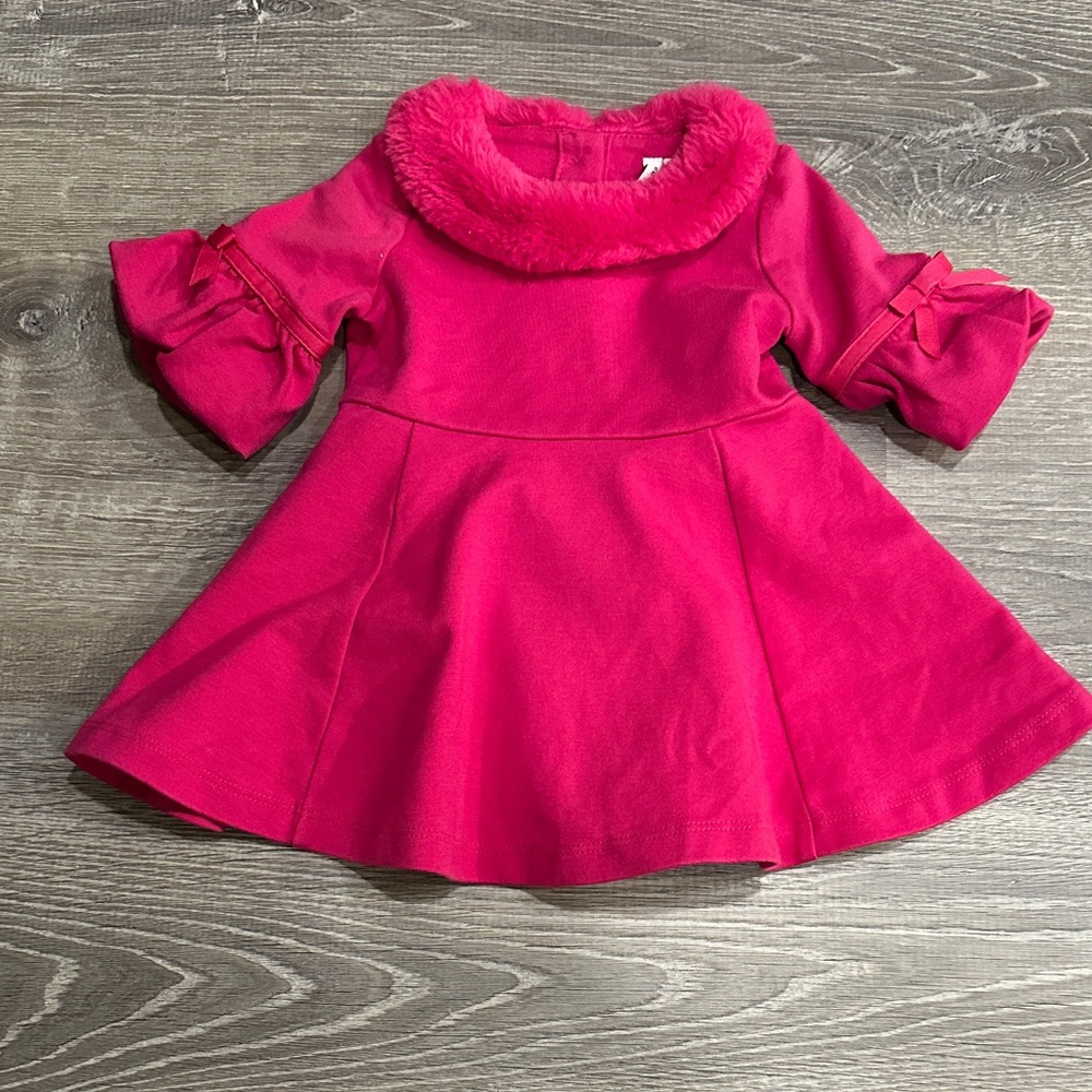 Janie and Jack Vibrant Pink Dress